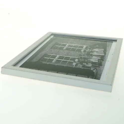 Sort-hvid fotografi i ramme fra Nielsen (str. 21x29,7 cm)