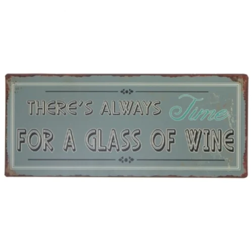 Vin-tema metalskilt fra Lafinesse (str. 30,5x13 cm)