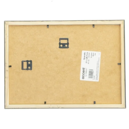 Sort billedramme med historisk billede fra Accent (str. 21x29,7 cm)