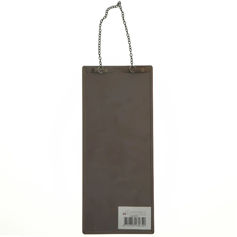 Dekorativt vægskilt med kat citat fra Finesse (str. 30,5x13 cm)