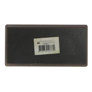 Metal skilt med tekst fra La Finesse (str. 10x5 cm)