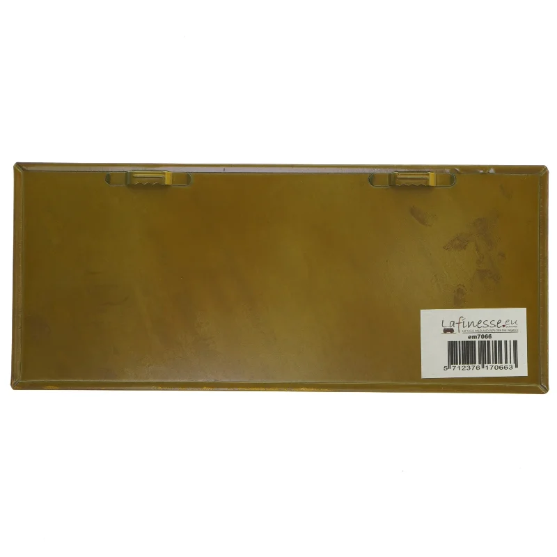 Metalskilt med tekst fra LaFinesse (str. 30,5x13 cm)