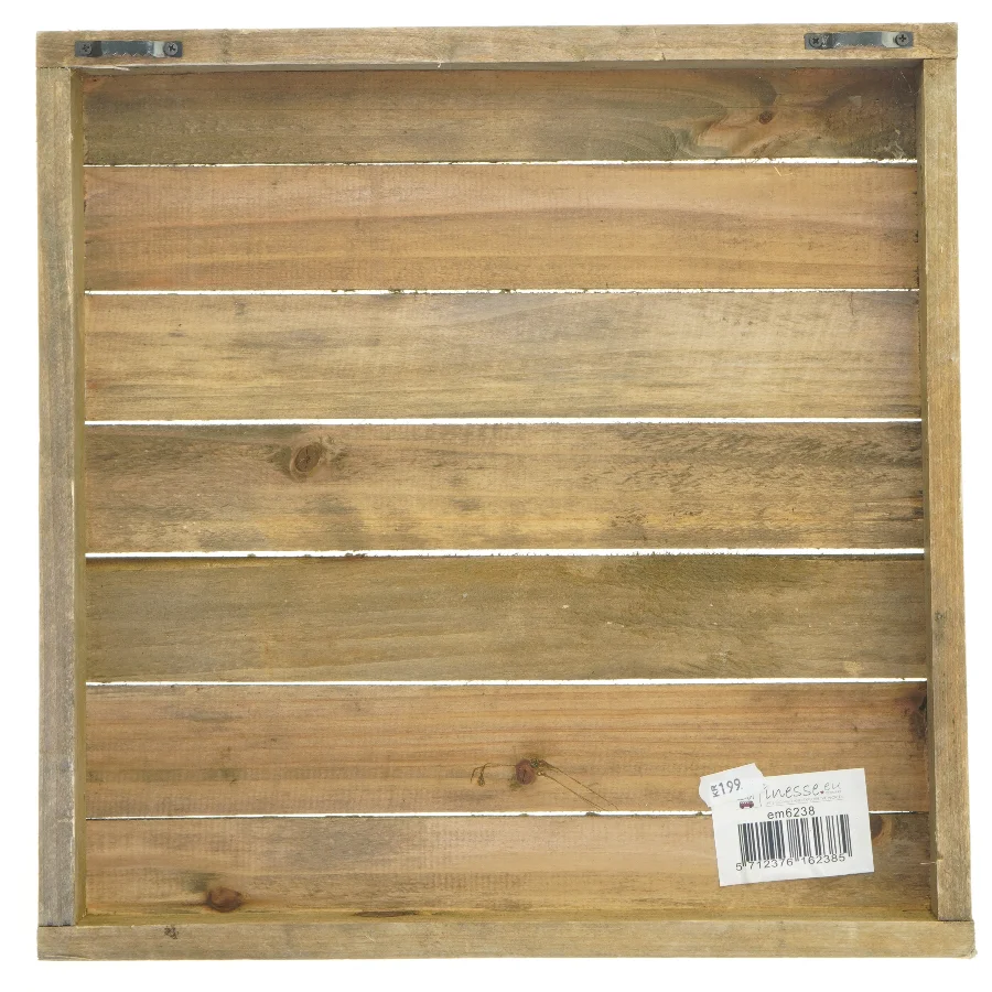 Træskilt med hundemotiv fra Lafinesse (str. 35,5x35,5 cm)