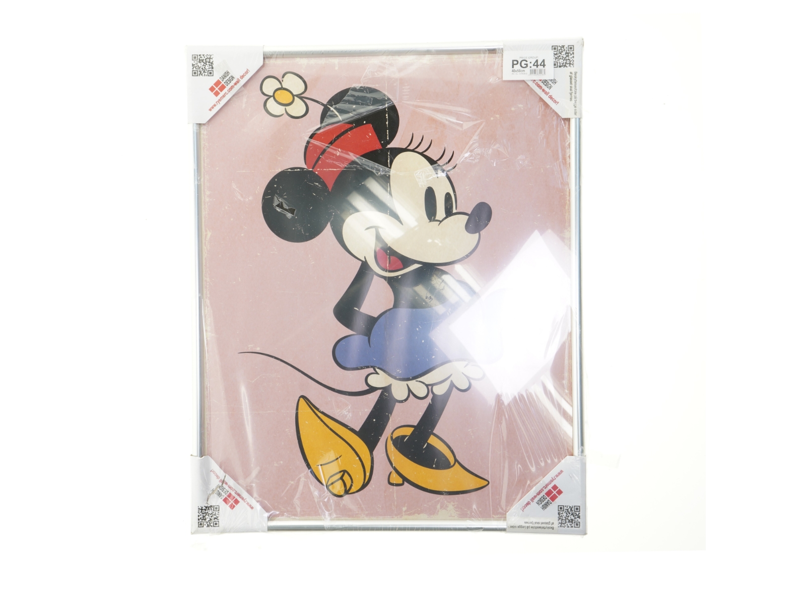 Minnie Mouse billede i ramme fra Rye Merc (str. 40x50 cm)