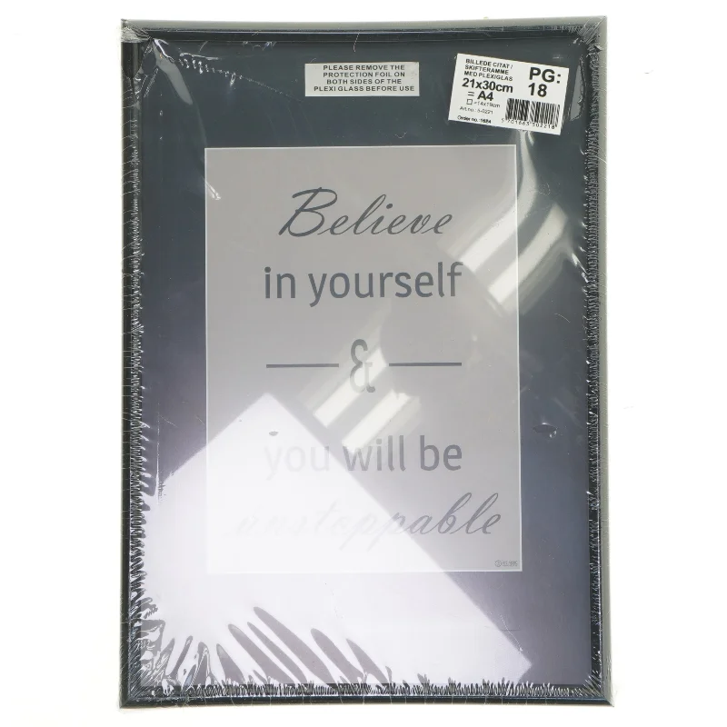 Billede med tekst (str. 21x30 cm)