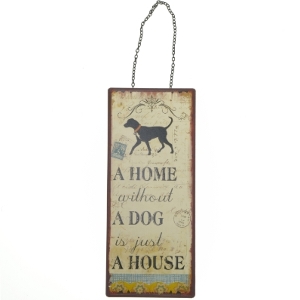 Dekorativ vægskilt med citat fra Lafinesse (str. 30,5x13 cm)