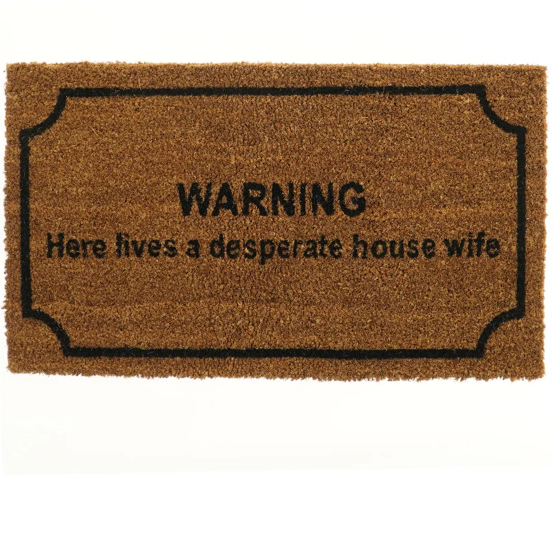 Dørmåtte med tekst (str. 40x70 cm)