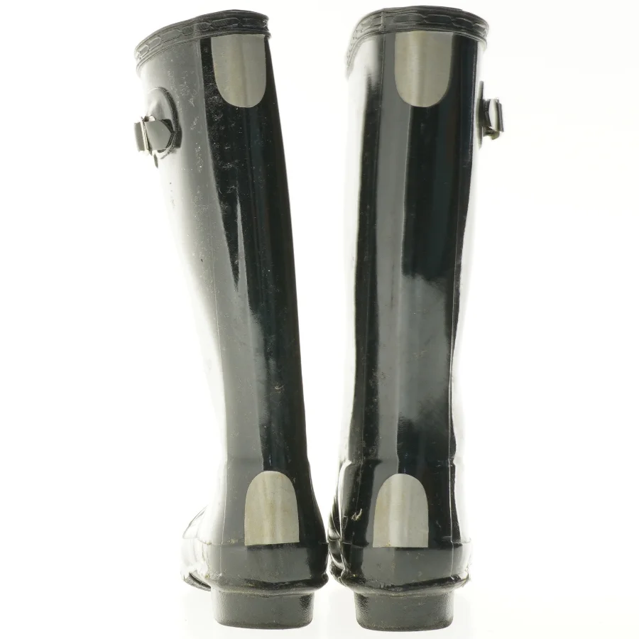 Sorte gummistøvler fra Hunter (str. 33)