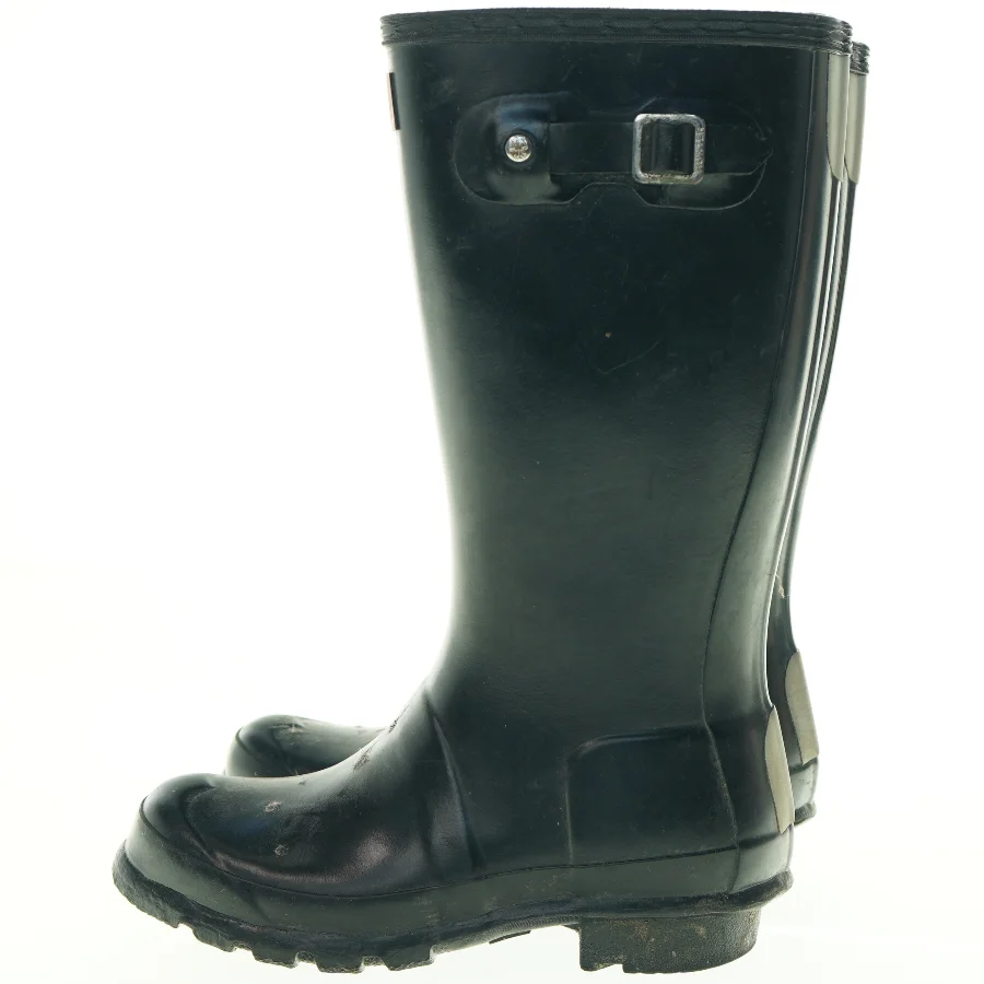 Sorte gummistøvler fra Hunter (str. 33)