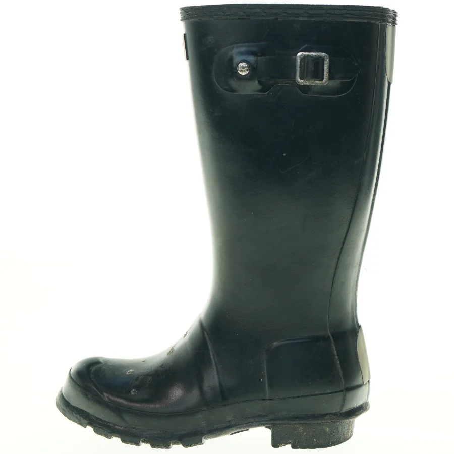 Sorte gummistøvler fra Hunter (str. 33)