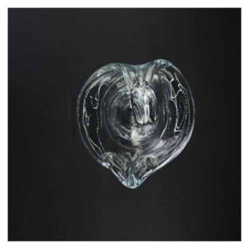 Glas svanefigur (str. 28 x 20 cm)