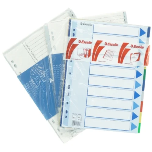 Plastiklommer fra Esselte (str. 30 x 23 cm)