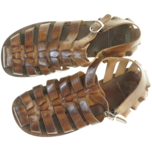 Brune lædersandaler (str. 42)