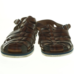Brune lædersandaler (str. 42)