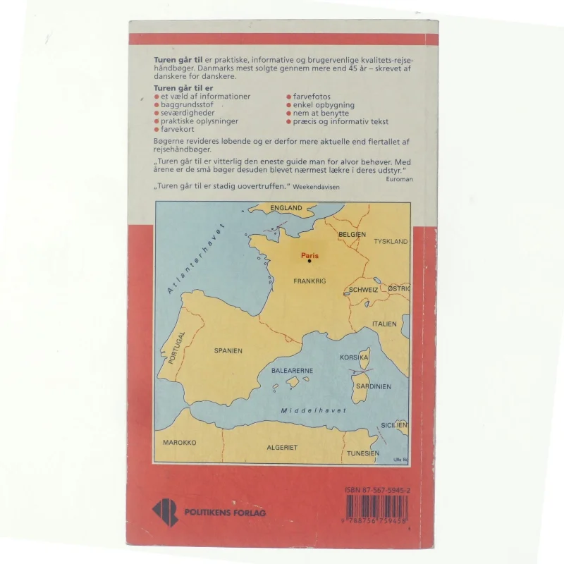 Turen går til Paris af Thomas Nykrog (Bog)