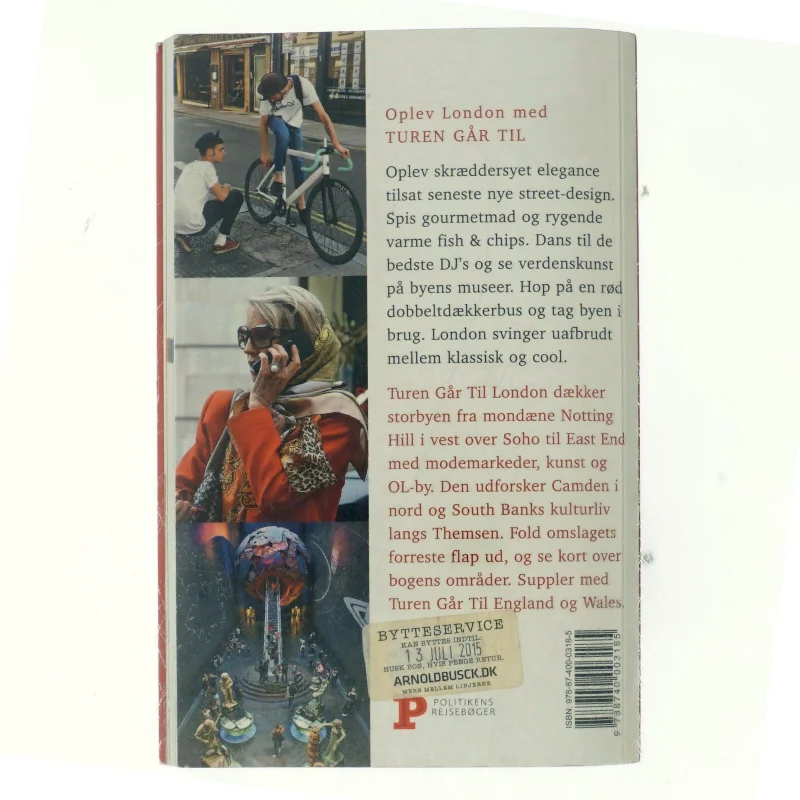 Turen går til London af Gunhild Riske (Bog)