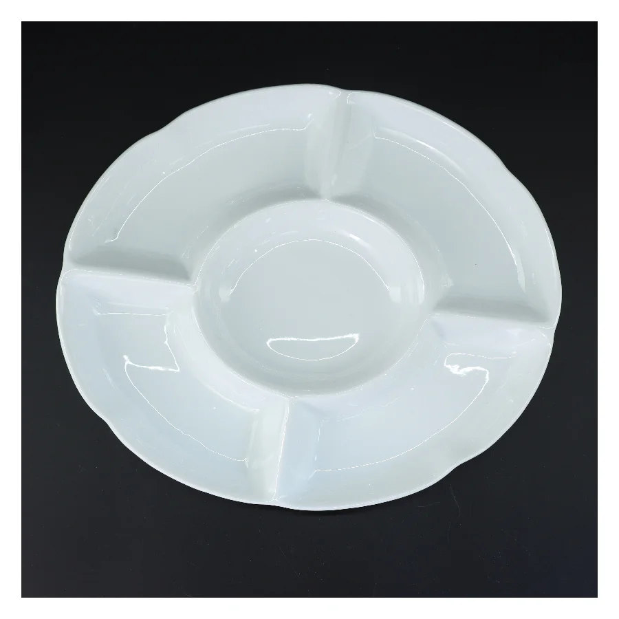 Rund keramisk serveringsfad (str. Ø 32 cm)