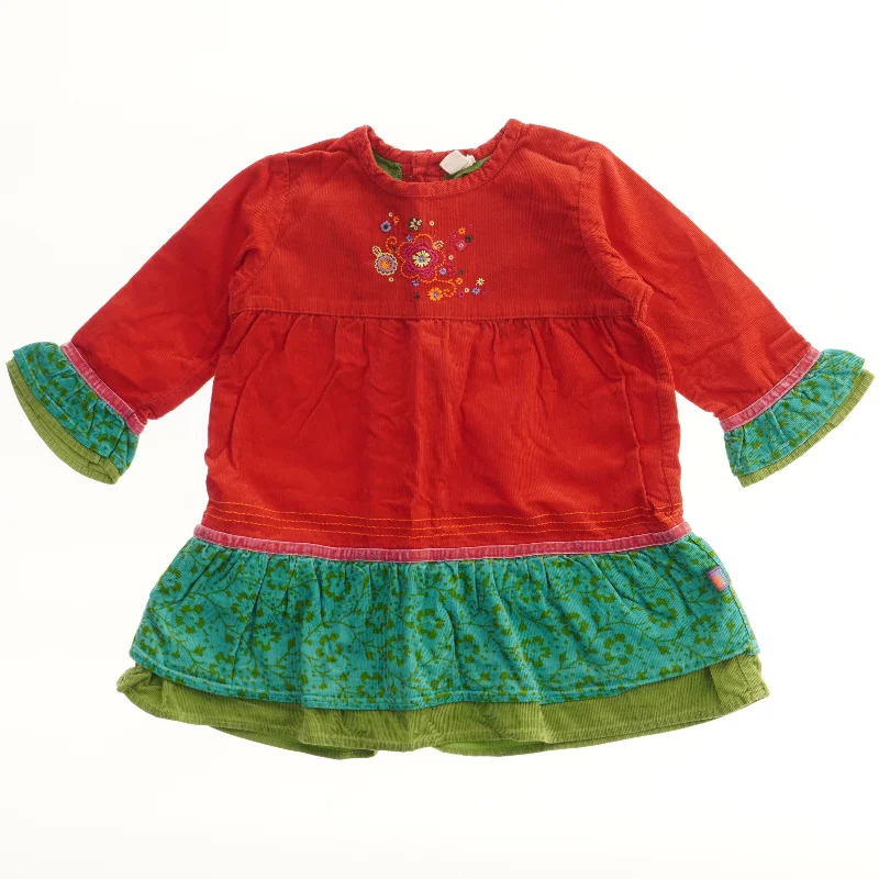 Børnekjole med blomsterbroderi fra Me Too (str. 80)