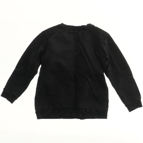 Sort sweatshirt med mønster fra Molo (str. 116)