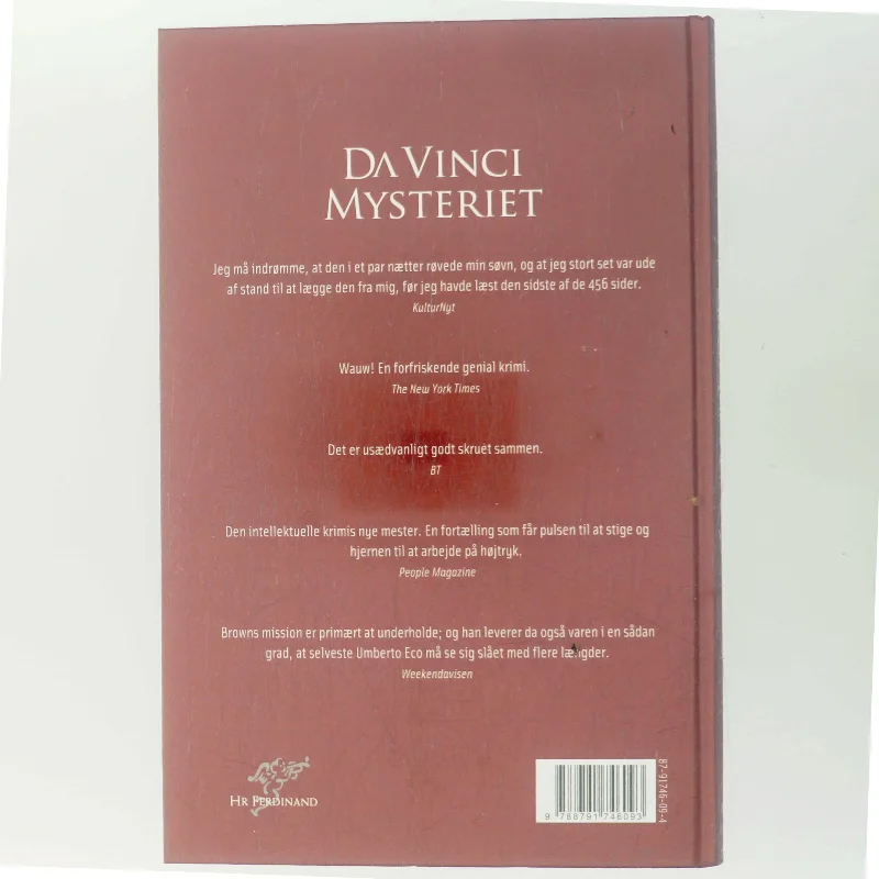 Da Vinci mysteriet af Dan Brown