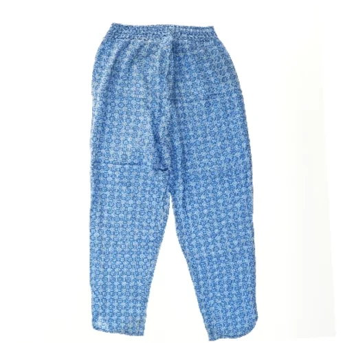 Coboltblå mønstrede bukser fra H&M (str. 140)