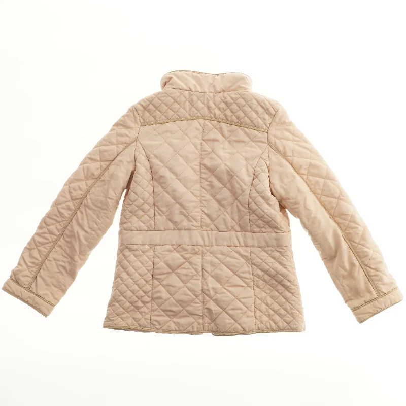 Vatteret jakke med lynlås fra H&M (str. 128)