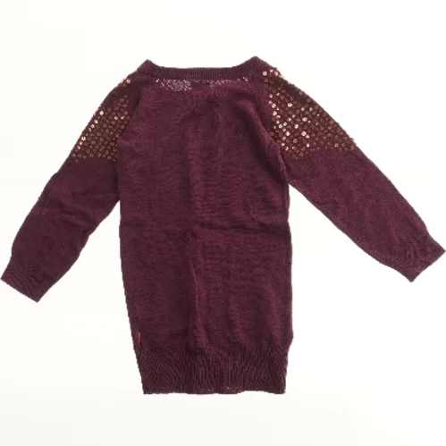 Langærmet kjole med pailletter fra Name It (str. 122)