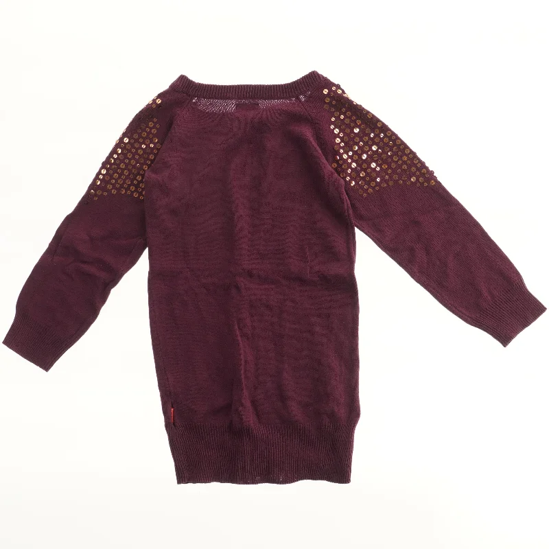 Langærmet kjole med pailletter fra Name It (str. 122)