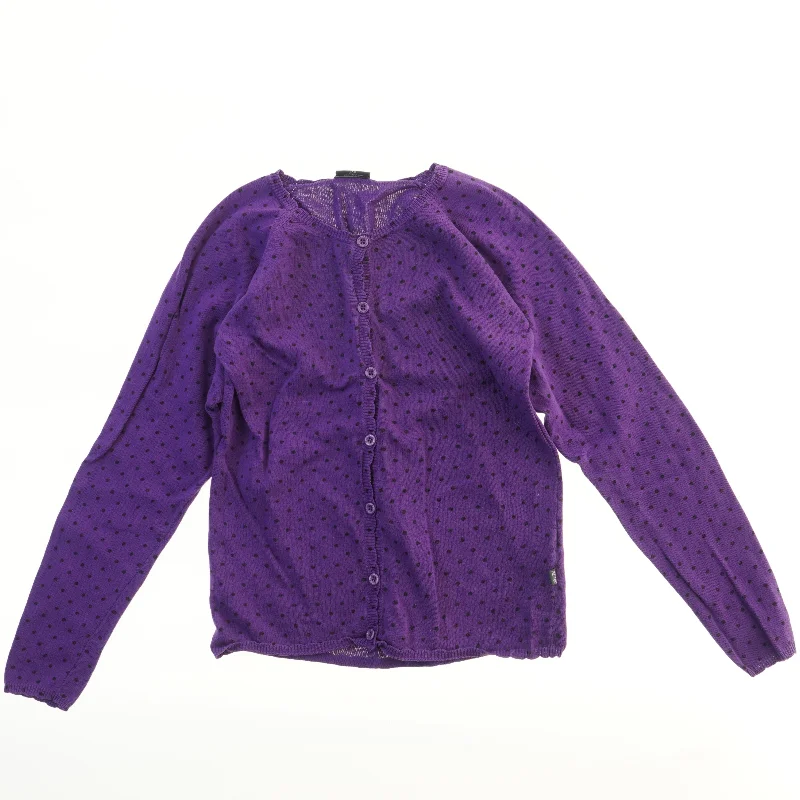 Lilla cardigan med prikker fra Me Too (str. 140)