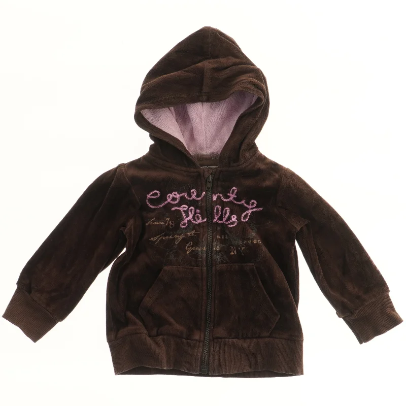 Brun trøje med lynlås fra H&M (str. 80)