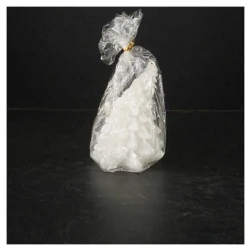 Hvid lys i plastik indpakning (str. 13 cm)