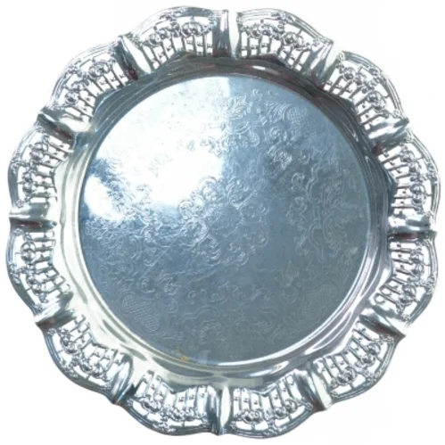 Fad i metal (str. 27 cm)