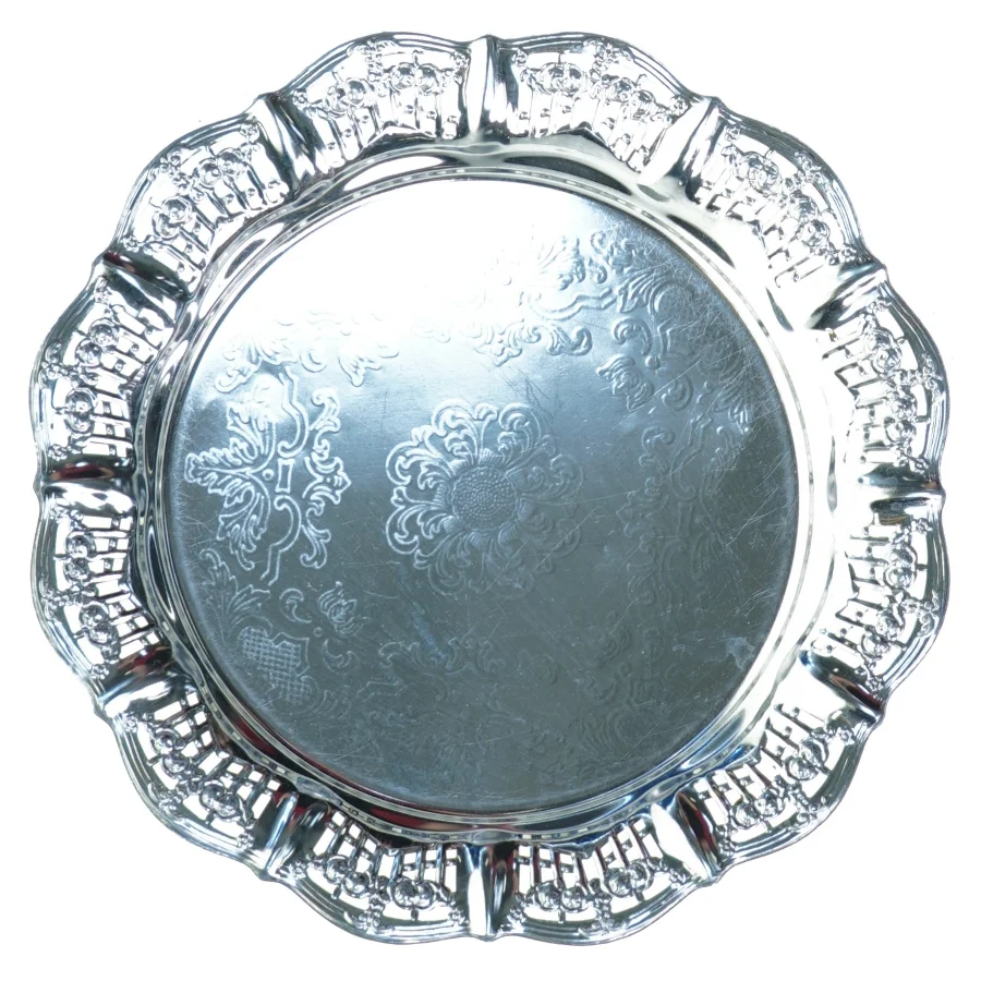 Fad i metal (str. 27 cm)