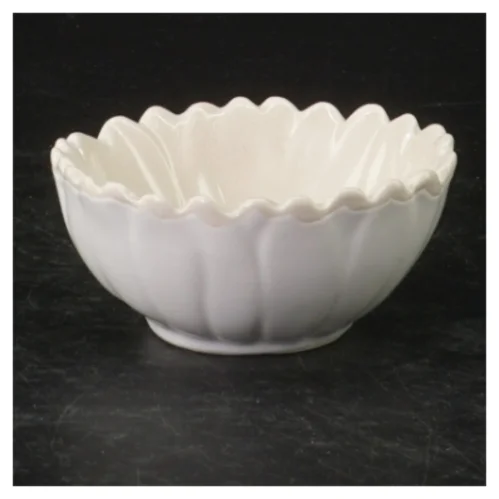 Hvide porcelænsskåle fra Søstrene Grene (str. Ø. 8 cm. 4 styk)