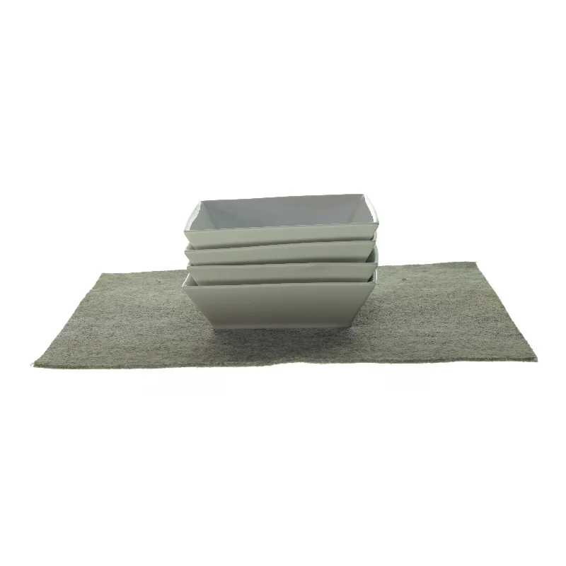 Skåle (4 stk) fra Trend (str. 18 x 18 x 5,5 cm)