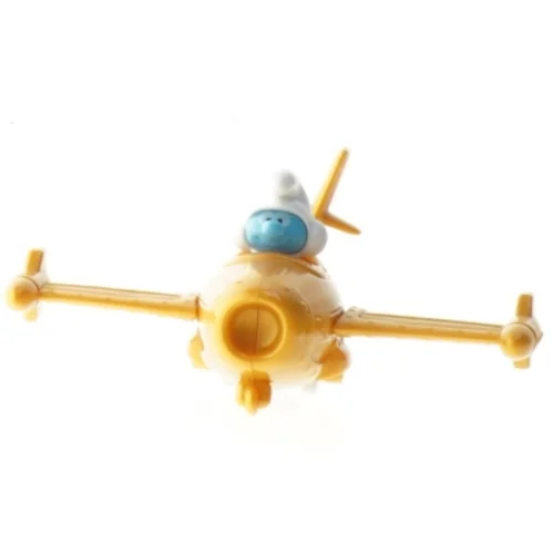 Smølfe legetøjsfly (str. 8 cm)