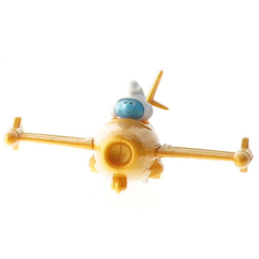 Smølfe legetøjsfly (str. 8 cm)