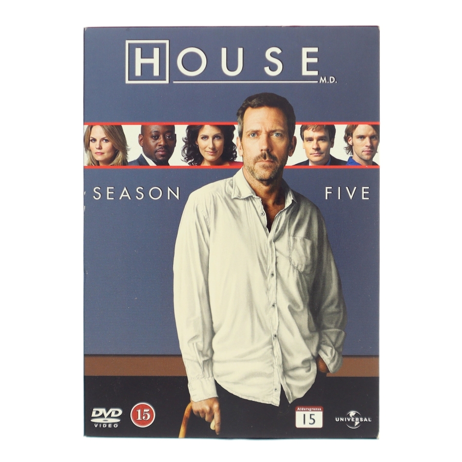 House Sæson 5 med Hugh Laurie (DVD)