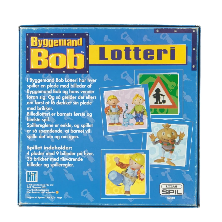 Byggemand Bob lotterispil fra Litas Spil