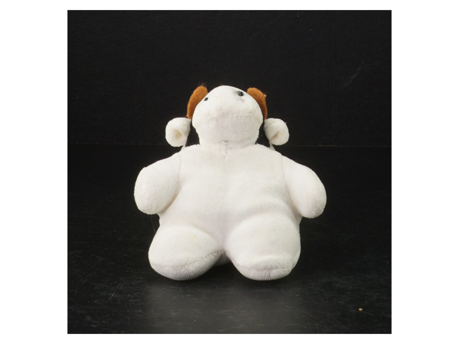 Hvid bamse (str. 11 x 9 cm)