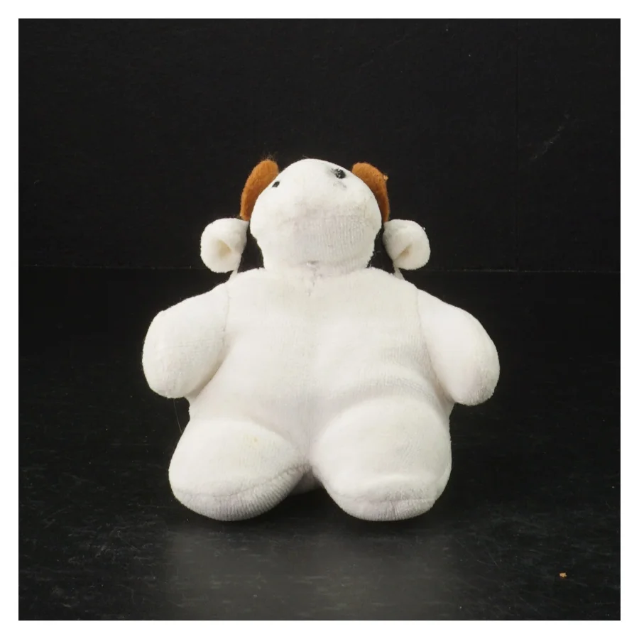 Hvid bamse (str. 11 x 9 cm)