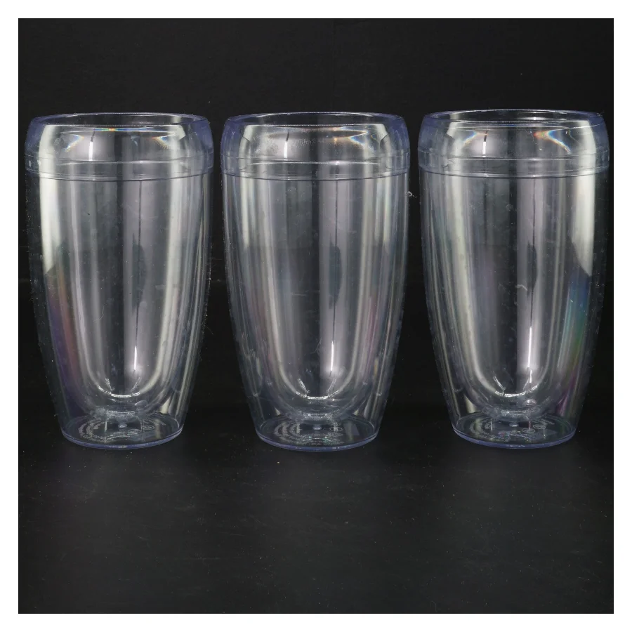 Sæt med 3 gennemsigtige drikkeglas fra Bodum (str. 3 styk, 15 cm)