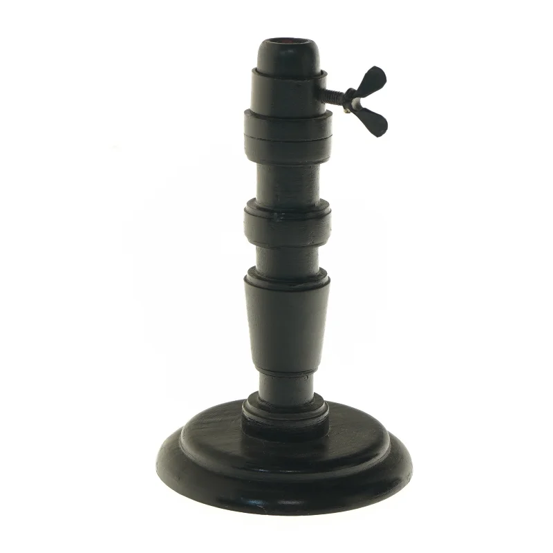 Sort lysestage (str. 25 cm)