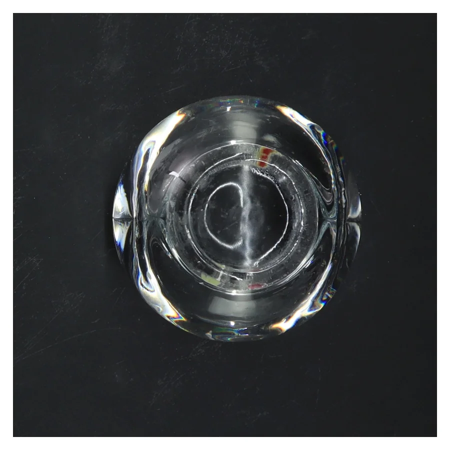 Glas dekorativ lysestage fra holmegaard(str. Ø 8,5 cm)