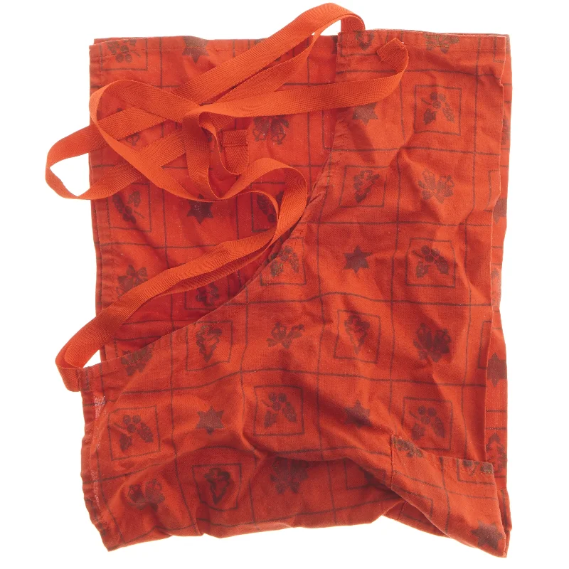 Nyr Orange forklæde med print (str. 66x78 cm)
