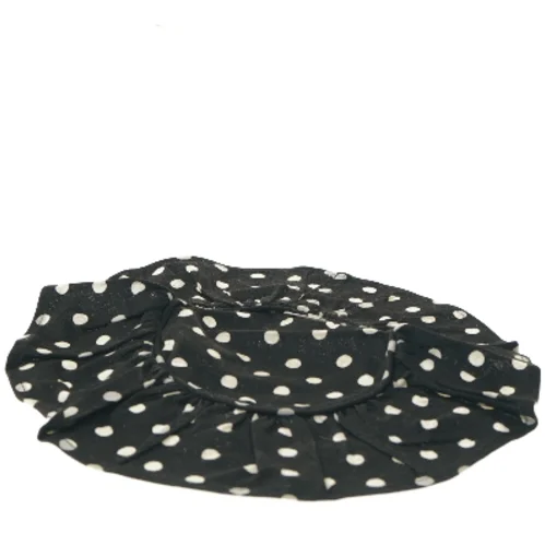 Sort brødserviet med hvide prikker fra Lene Bjere (str. Ø 31 cm)