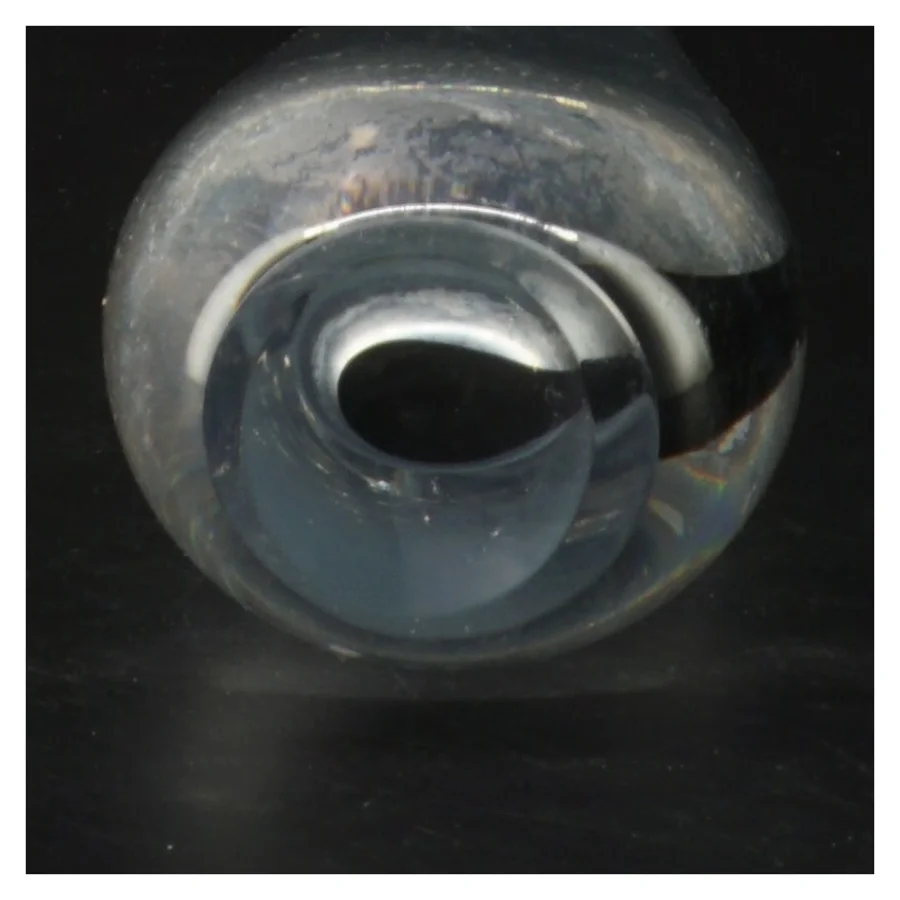 Glasvase 30 cm (str. 30 cm)fra holmegaard 