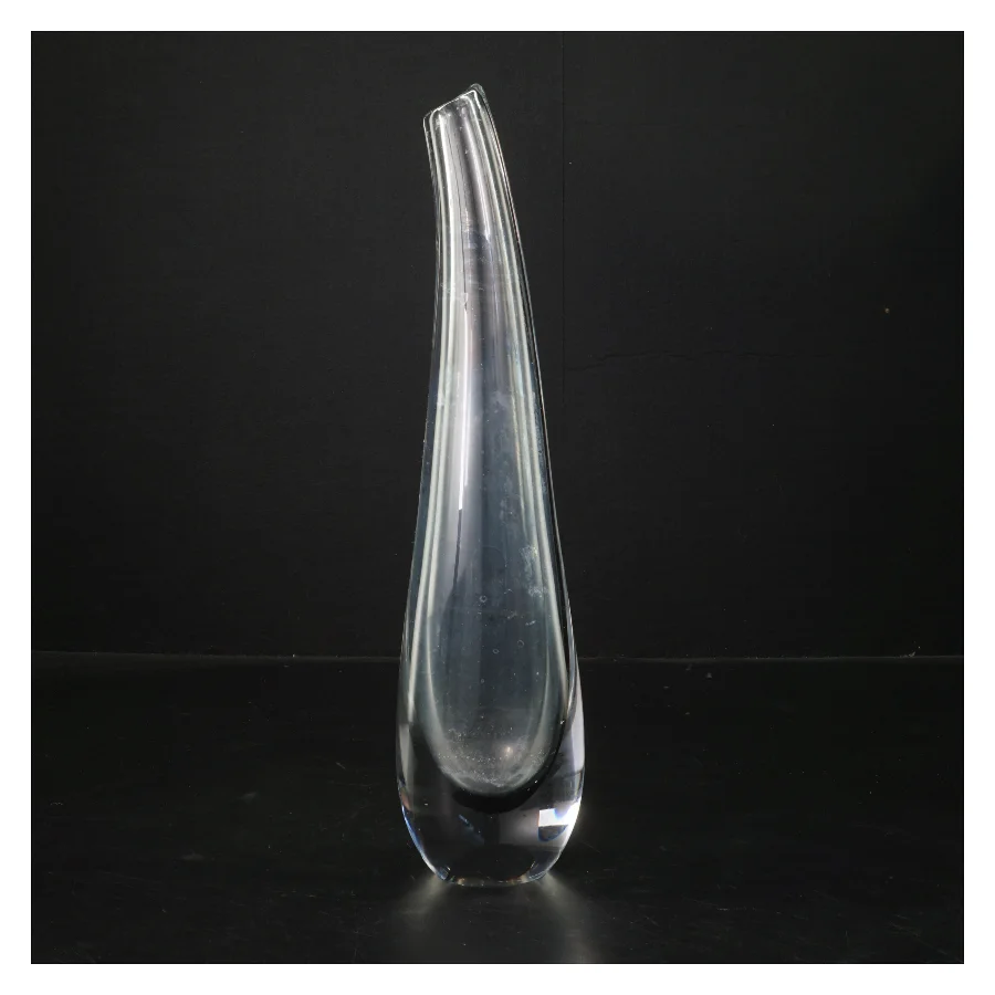 Glasvase 30 cm (str. 30 cm)fra holmegaard 