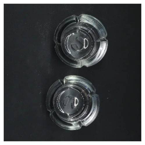 Glas lysestager fra Rosendahl (str. 8x5 cm)