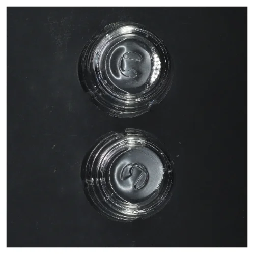 Glas lysestager fra Rosendahl (str. 8x5 cm)